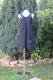 Robe courte bi-matière dos