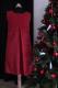 Robe chasuble avec pli creux au dos