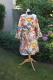 Robe estivale avec manches évasées (dos)
